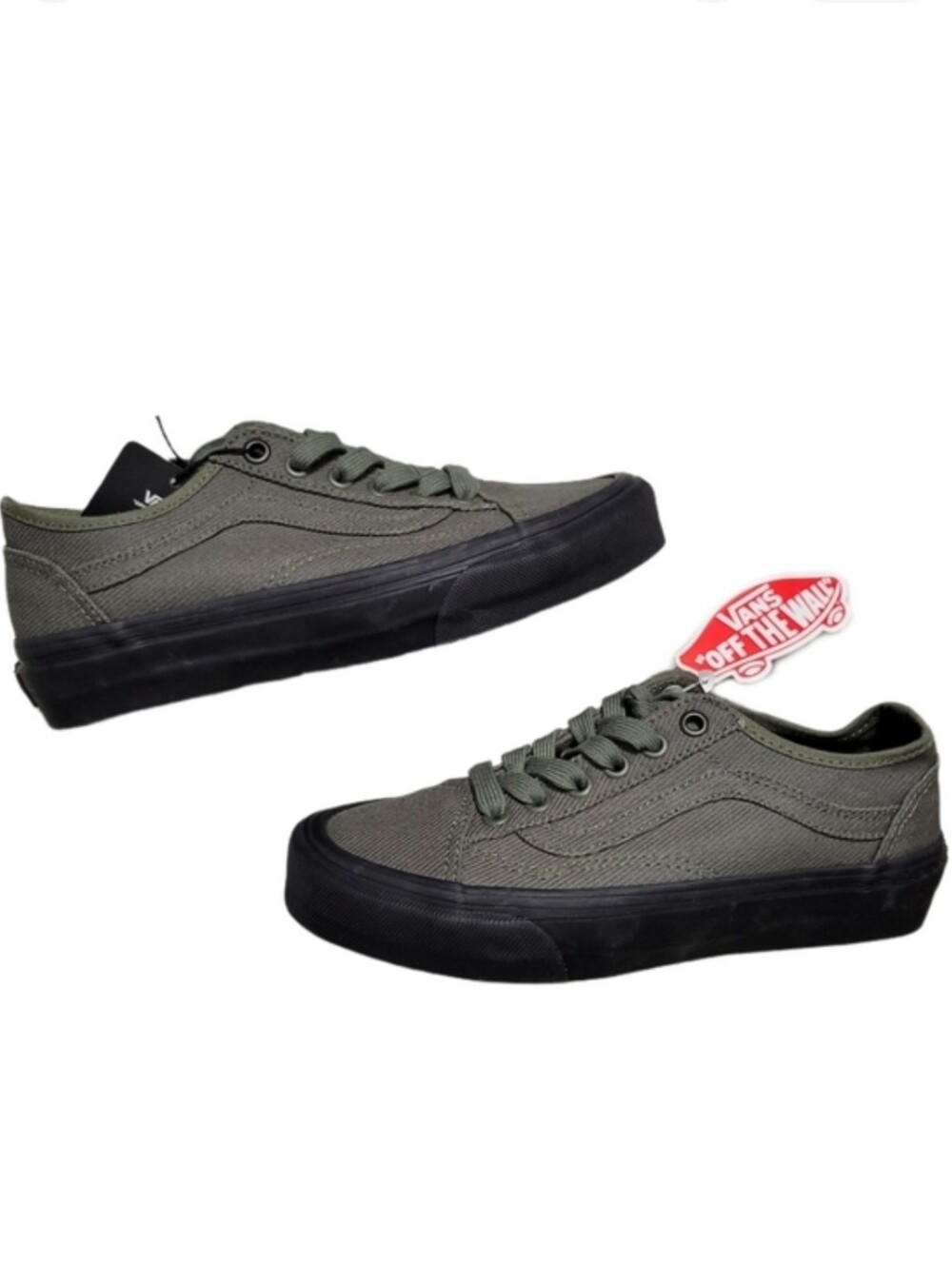 Vans Old School Green Sneakers Women's Size 5.5